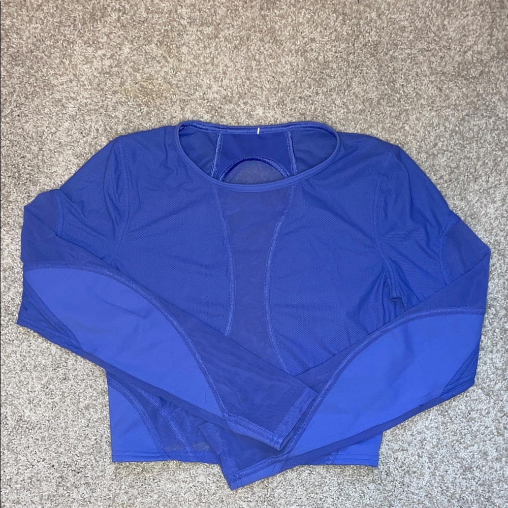 Lululemon Women’s Long Sleeve Sheer Accent Top - Purple
